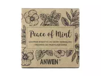 Anwen - Peace Of Mint - Szampon w Kostce do Skóry Normalnej i Skłonnej do Przetłuszczania - Puszka - 75g