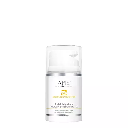 Apis - Discolouration-Stop - Brightening Night Cream for Reduction of Discolouration - Rozjaśniający Krem Redukujący Przebarwienia na Noc - 50ml