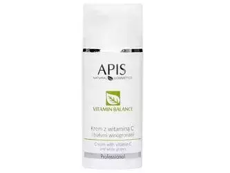 Apis - Professional - Vitamin Balance - Cream with Vitamin C and White Grapes - Krem do Twarzy z Witaminą C i Białymi Winogronami - 100ml 