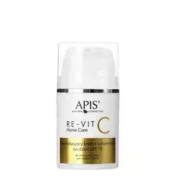 Apis - Re-Vit C Home Care - Revitalizing Day Cream with Vitamin C SPF15 - Rewitalizujący Krem z Witaminą C na Dzień - 50ml