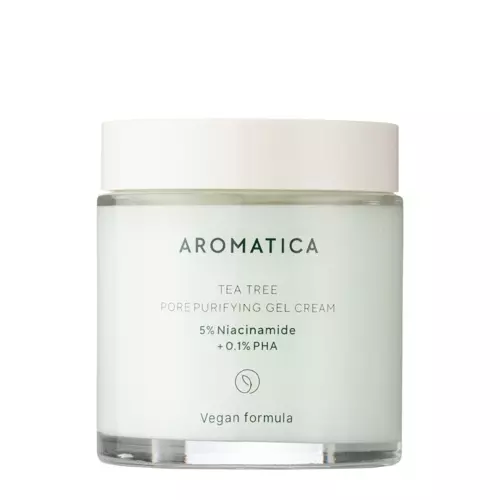 Aromatica - Tea Tree Pore Purifying Gel Cream - Krem-Żel do Twarzy z Olejkiem z Drzewa Herbacianego - 100ml