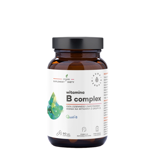 Aura Herbals - Witamina B Complex - Kapsułki - 90szt