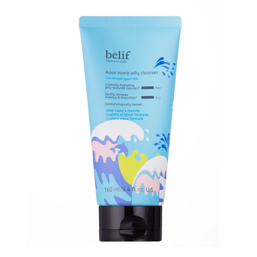 Belif - Aqua Bomb Jelly Cleanser - Żelowa Pianka do Oczyszczania Twarzy - 160ml