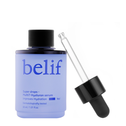 Belif - Super Drops Multi7 Hyaluron Serum - Nawilżające Serum do Twarzy - 30ml