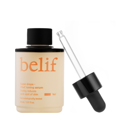 Belif - Super Drops VitaC Toning Serum - Rozjaśniające Serum do Twarzy - 30ml