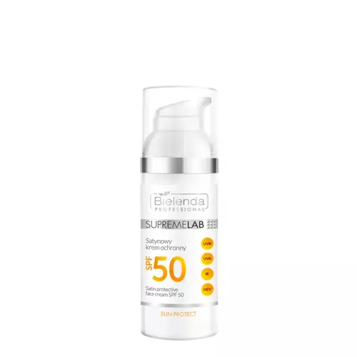 Bielenda Professional - Supremelab - Sun Protect - Sun Protective Face Cream SPF50 - Satynowy Krem Ochronny - 50ml