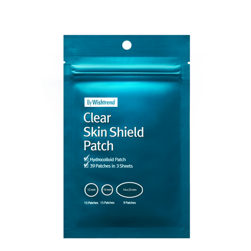 By Wishtrend - Clear Skin Shield Patch - Hydrokoloidowe Plasterki na Niedoskonałości - 39szt.
