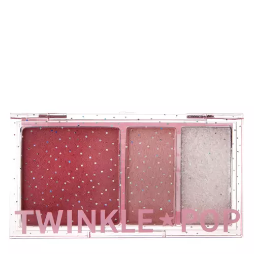 CLIO - TWINKLE POP Face Flash Palette - Rozświetlająca Paleta do Twarzy - 02 Oh! Pink-Full - 5.6g