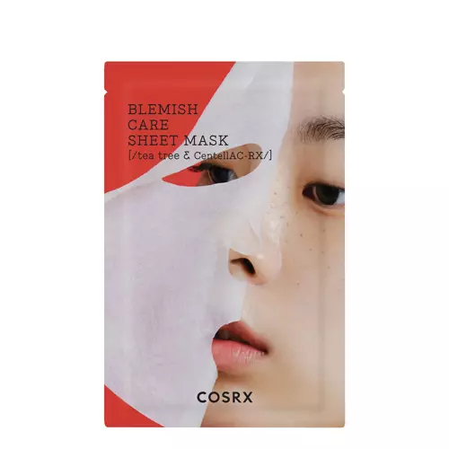 COSRX - AC Collection Blemish Care Sheet Mask - Maska ​​w Płachcie Zwalczająca Niedoskonałości Skóry z Ekstraktem z Drzewa Herbacianego - 26g