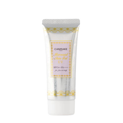 Canmake - Mermaid Skin Gel UV Sunscreen SPF 50+ PA++++ - Baza pod Makijaż z Filtrem - 01 Clear - 40g