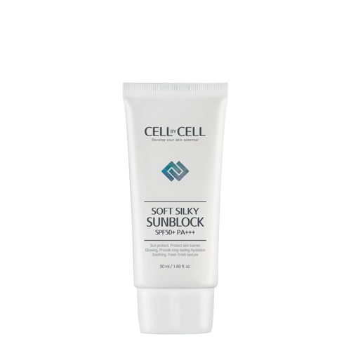 Cell by Cell - Soft Silky Sun Block SPF50+/PA+++ - Delikatny Krem Przeciwsłoneczny - 50ml