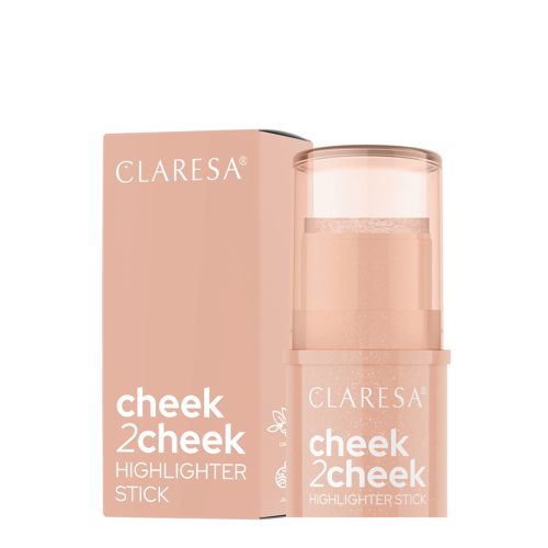 Claresa - Cheek 2 Cheek - Kremowy Rozświetlacz w Sztyfcie - 01 Pearl Shine - 5,5g