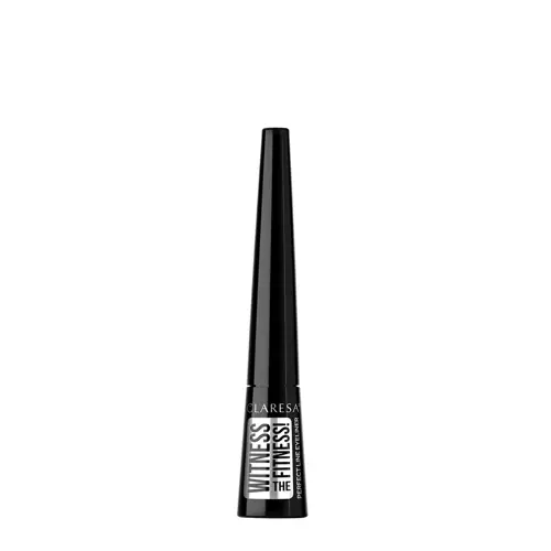 Claresa - Witness The Fitness - Precyzyjny Eyeliner w Płynie - Czarny - 4g