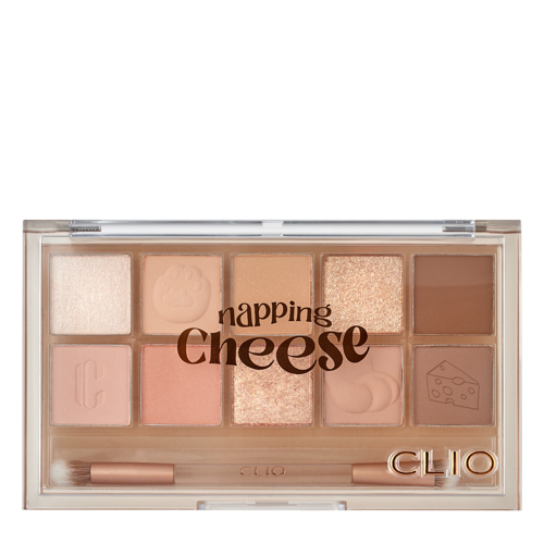 Clio - Pro Eye Palette - Koshort in Seoul Limited -  Paleta Cieni do Powiek - 019 Napping Cheese - 6g