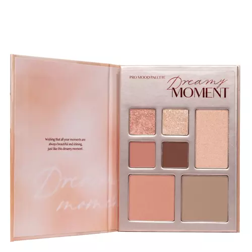 Clio - Pro Mood Palette - Paleta do Makijażu Twarzy i Oczu - 01 Dreamy Moment - 13g