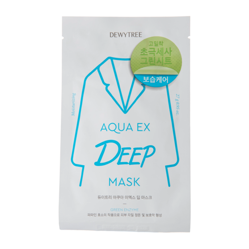 Dewytree - Aqua Deep Mask - Nawadniająca Maska w Płachcie - 1szt/27g