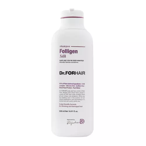 Dr.Forhair - Folligen Silk Shampoo - Szampon Wzmacniający do Włosów Zniszczonych - 500ml