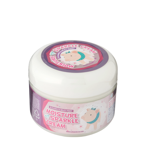 Elizavecca - Milky Piggy Moisture Sparkle Cream - Nawilżający Krem do Twarzy - 100g