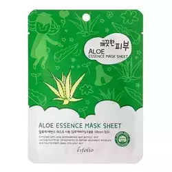 Esfolio - Pure Skin Aloe Essence Mask Sheet - Maska w Płachcie do Twarzy z Aloesem - 25ml