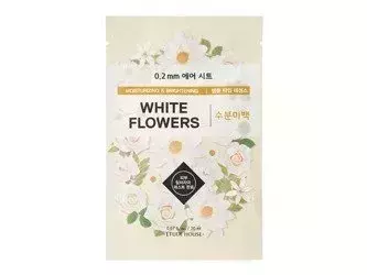 Etude House 0.2mm Therapy Air Mask - White Flowers - Łagodząca Maska z Ekstraktem z Białych Kwiatów - 20ml