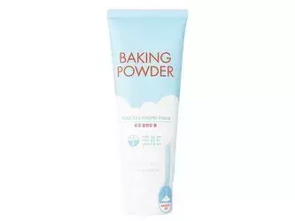 Etude House - Baking Powder Pore Cleansing Foam - Gleboko Oczyszczająca Pianka z Sodą do Twarzy o Potrójnym Działaniu - 160ml