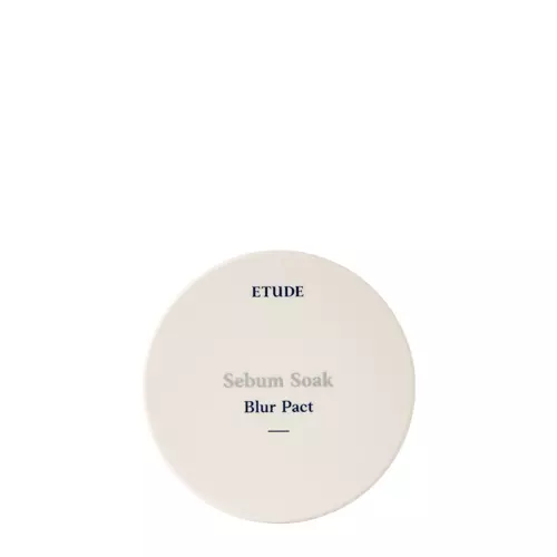 Etude House - Sebum Soak Blur Pact - Wygładzający Puder w Kamieniu - 9g