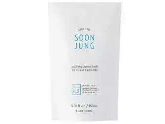 Etude House - Soon Jung pH 6,5 Whip Cleanser (Refill) - Oczyszczająca Pianka do Twarzy - 150ml 