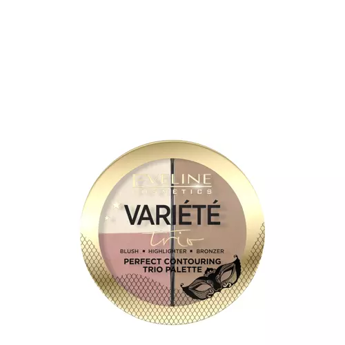 Eveline Cosmetics - Paleta do Konturowania Twarzy Variete - 02 Medium - 8g