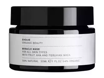 Evolve Organic Beauty - Miracle Mask - Organiczna Maska do Twarzy z Naturalnymi Kwasami Owocowymi - 30ml