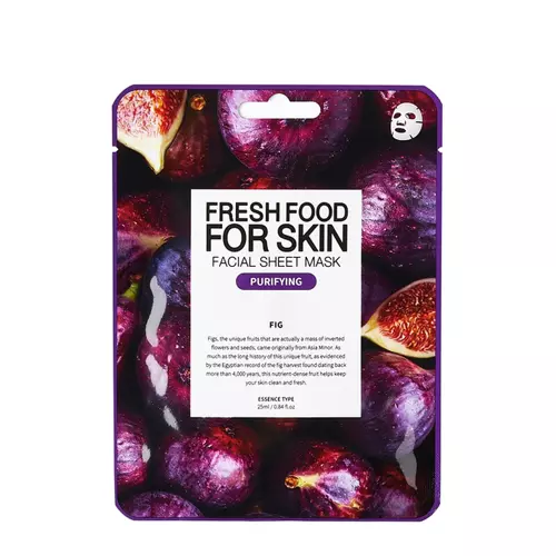 Farmskin - Fresh Food For Skin Facial Sheet Mask Fig - Detoksykująca Maska w Płachcie - 25ml