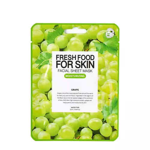 Farmskin - Freshfood For Skin Facial Sheet Mask Grape - Nawilżająca Maska w Płachcie - 25ml