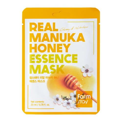 Farmstay - Real Manuka Honey Essence Mask - Odżywcza Maska w Płachcie z Miodem Manuka - 23ml/1szt