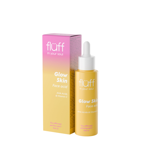 Fluff - Peeling do Twarzy Rozświetlający - Witamina C i Kwasy AHA - 40ml