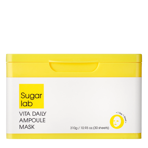 G9Skin - Sugar Lab Vita Daily Ampoule Mask - Zestaw Rozjaśniających Masek w Płachcie - 30szt/310g