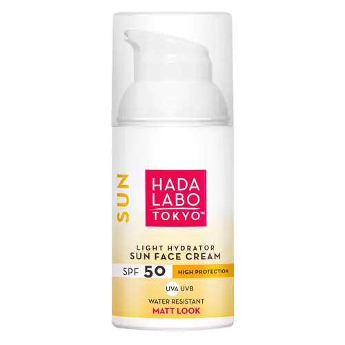 Hada Labo Tokyo - Light Hydrator Sun Face Cream - SPF50 - Wodoodporny Nawilżający Krem do Twarzy – 50 ml 