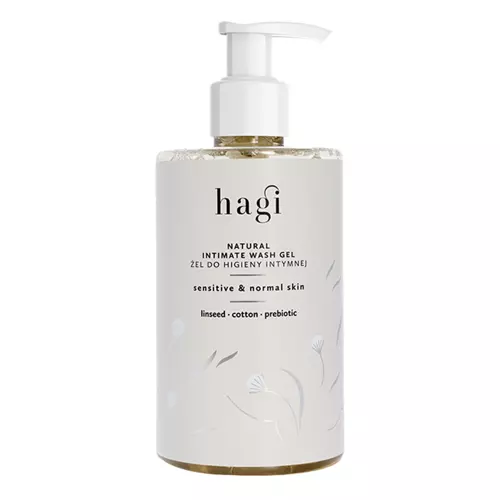 Hagi - Naturalny Żel do Higieny Intymnej - Len-Bawełna - 300ml