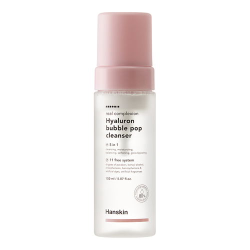 Hanskin - Real Complexion Hyaluron Bubble Pop Cleanser - Oczyszczająca Pianka do Twarzy - 150ml