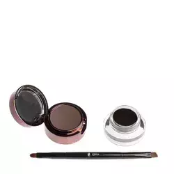 Ibra Makeup - Eyebrow Pomade & Powder - Dark Chocolate - 7g