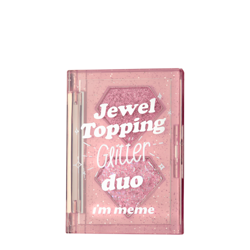 I'm Meme - Jewel Topping Glitter Duo - Paleta Cieni Brokatowych - 03 Pink Jewel - 3g