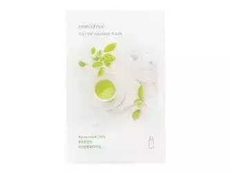 Innisfree - My Real Squeeze Mask - Green Tea - Łagodząca Maska z Ekstraktem z Zielonej Herbaty - 20ml