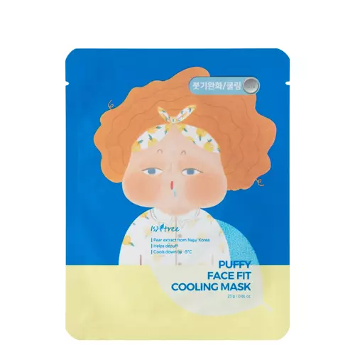 Isntree - Puffy Face Fit Cooling Mask - Chłodząca Maska w Płachcie - 23g