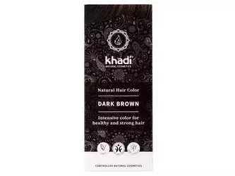 Khadi - Natural Hair Colour - Dark Brown - Naturalna, Ziołowa Farba do Włosów - Ciemny Brąz - 100g