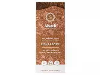 Khadi - Natural Hair Colour - Light Brown - Naturalna, Ziołowa Farba do Włosów - Jasny Brąz - 100g