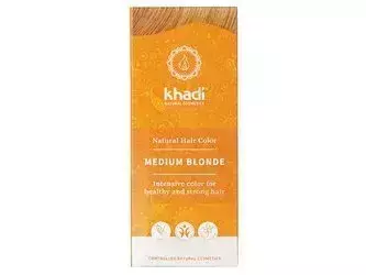 Khadi - Natural Hair Colour - Medium Blonde - Naturalna, Ziołowa Farba do Włosów - Średni Blond - 100g