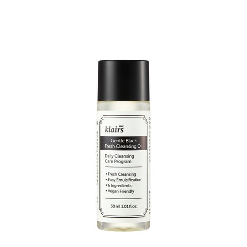 Klairs - Gentle Black Fresh Cleansing Oil -  Olejek do Demakijażu - 30ml