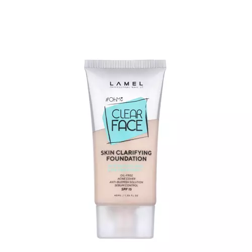 Lamel - OhMy Clear Face Foundation SPF15 - Podkład do Twarzy - 402 - 40ml