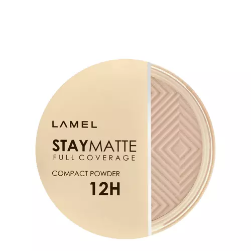 Lamel - Stay Matte Compact Powder - Matowy Puder - 403 - 12g