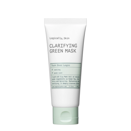 Logically, Skin - Clarifying Green Mask - Oczyszczająca Maska Glinkowa do Twarzy - 100g