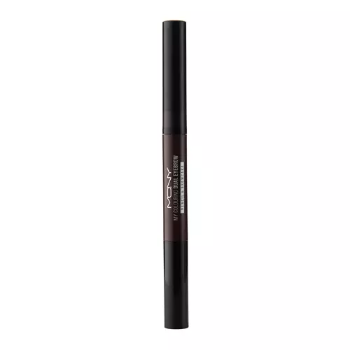 Macqueen - Colouring Dual Eyebrow Pencil&Browcara - Kredka z Maskarą do Brwi - 01 Dark Brown - 0,1g+2g