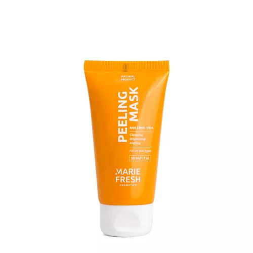 Marie Fresh Cosmetics - Peeling Mask - Maska Złuszczająca z Kwasami AHA, BHA I PHA - 50ml